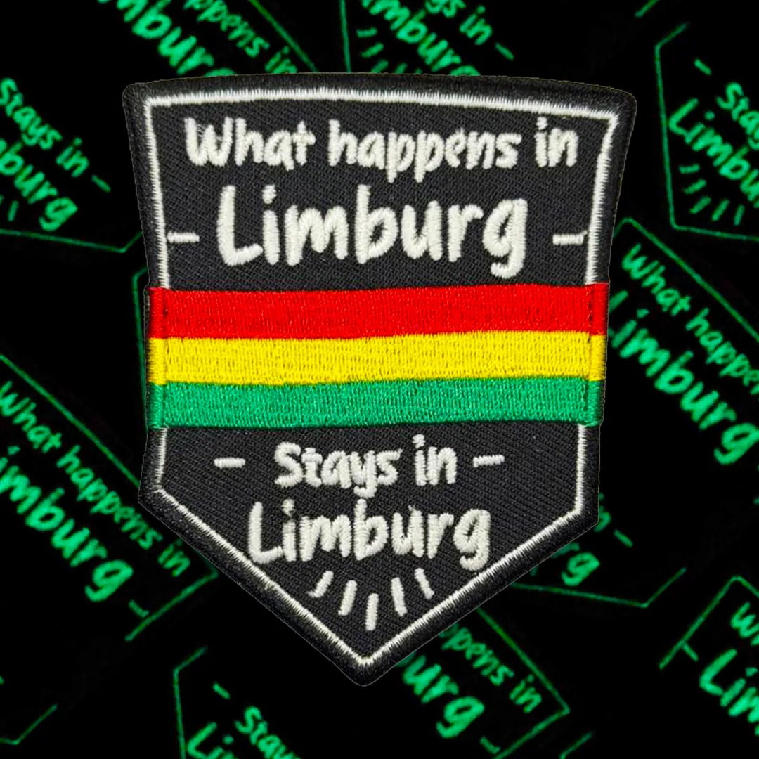 What Happens In Limburg Stays In Limburg Glow In The Dark Embleem